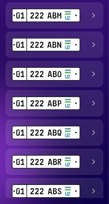 Avtoraqam olib berish xizmati