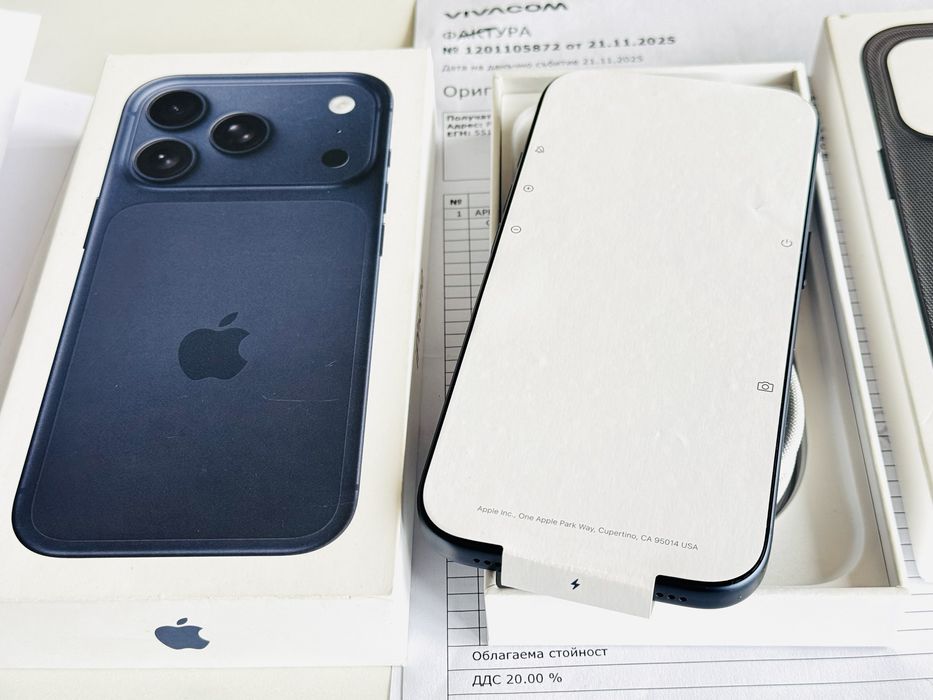 НОВ! Iphone 17 Pro 256GB Blue Гаранция 2 години