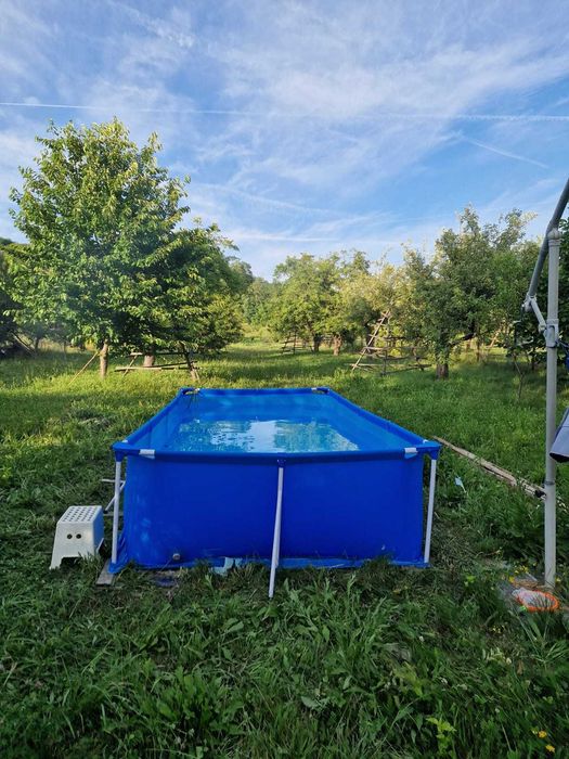 Piscină Bestway Steel Pro 400 x 211 x 81 cm, accesorii, stare impecabilă