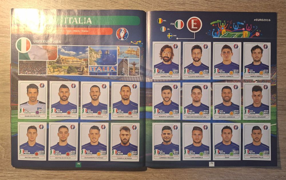 Попълнен Албум Панини Евро 2016