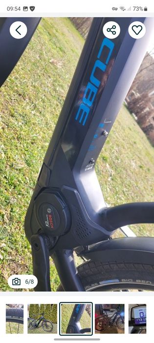 Bicicleta electrica Cube Kathmandu Hybrid Pro 625 Black Blue