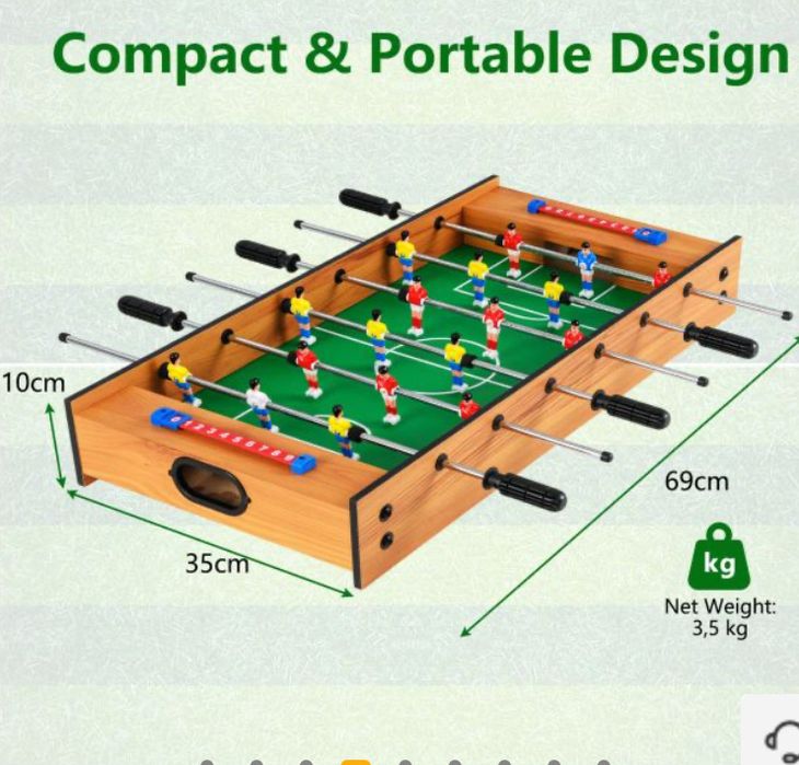 2 в 1 мултифункционална игрална маса COSTWAY