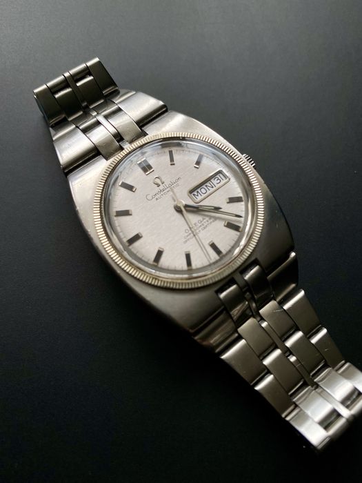 Ceas Omega Constellation Automatic C Line Bezel Aur Alb
