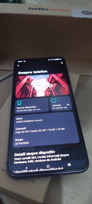 Motorola edge 50 neo 12 GB ram
