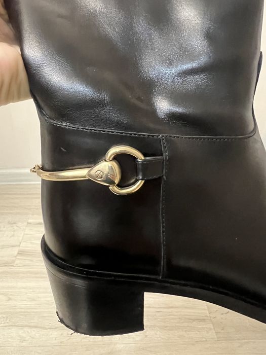 Кожаные итальянские сапоги