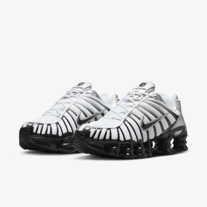 Мъжки маратонки Nike Shox TL Metallic Silver/White/Wolf Grey/Black