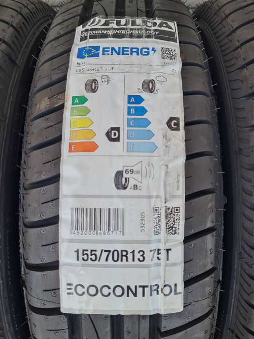 Нови летни гуми 4 броя FULDA EcoCotrol 155 70 R13