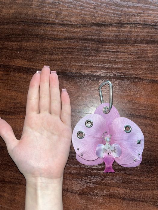 Брелок орхидея новый!