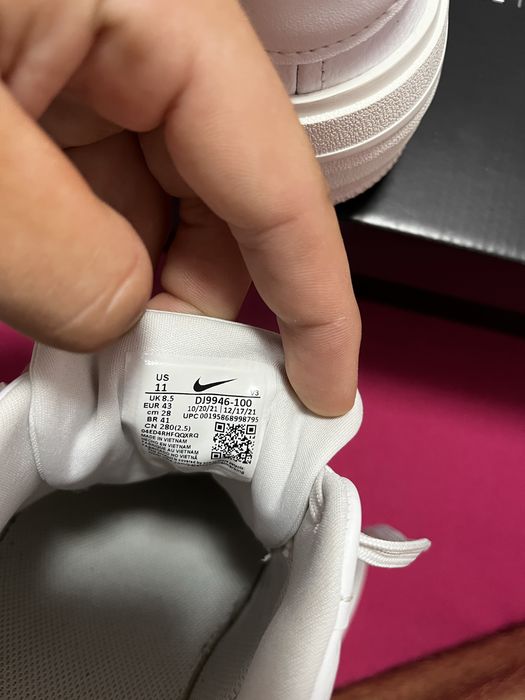 Air force 1 albi Plt.Af.Orm