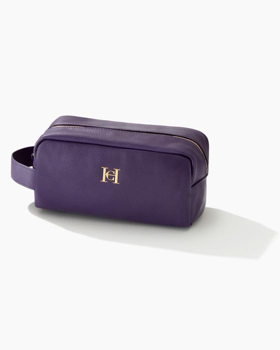 НОВ луксозен кожен несесер CH Carolina Herrera чантичка пауч