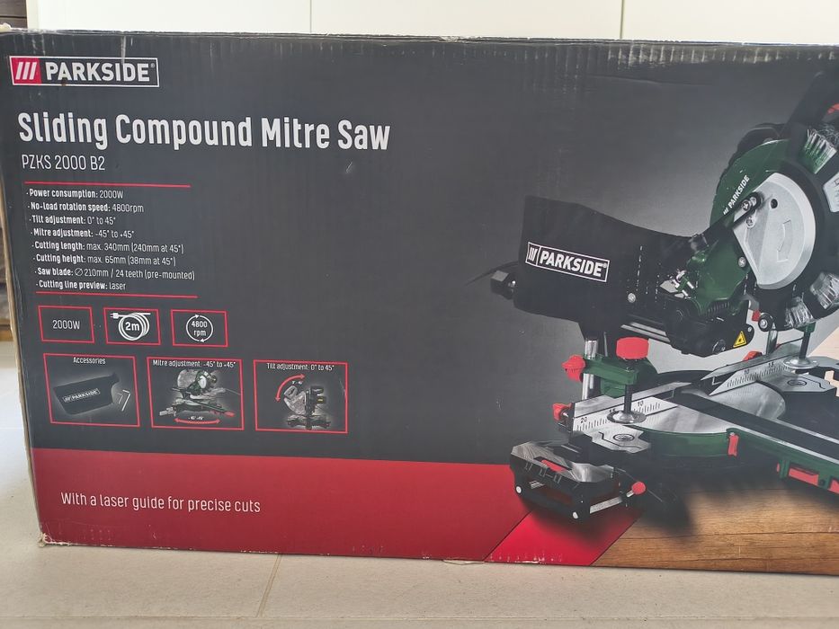 Настолен слайд циркуляр  Parkside