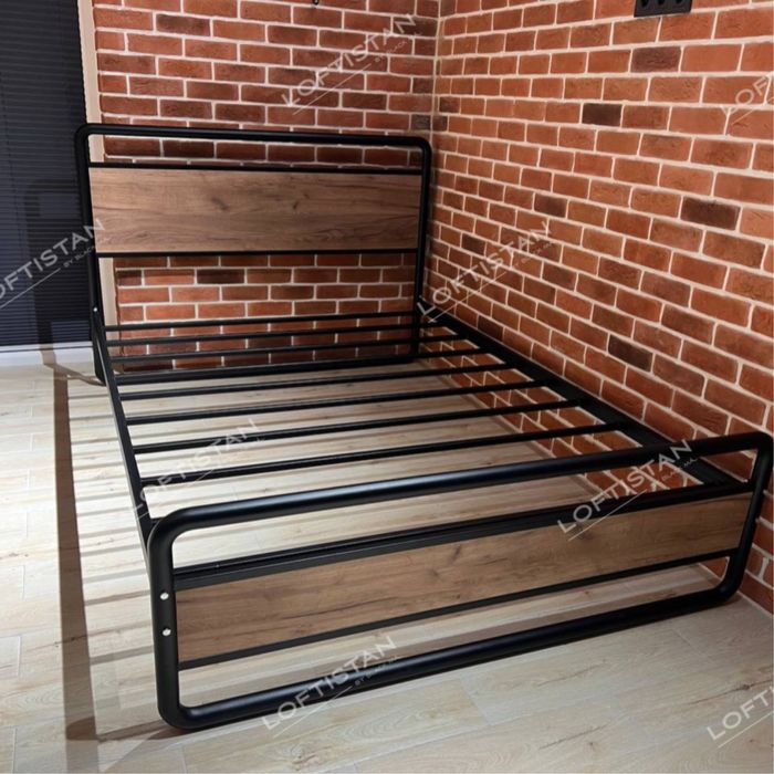 Кровать MILLENIUM Лофт стиль Temir krovat Металл кравать Лофт спальни