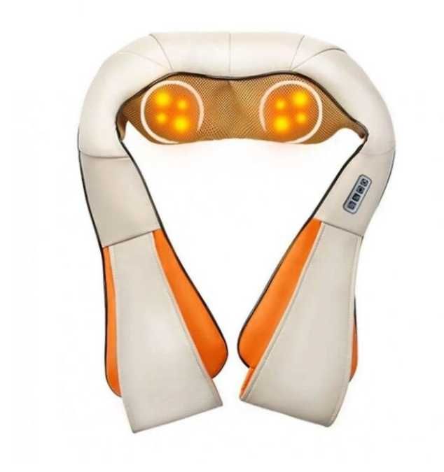 6Д Шиацу 4 и 6 бутона рамо масажор за тяло гръб врат затопляне с масаж