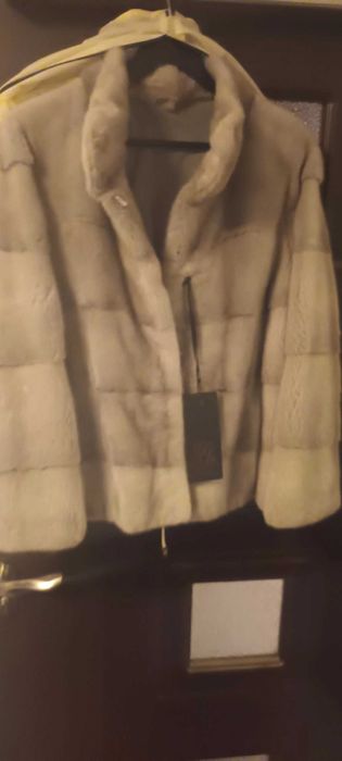 Haina de blana de vizon gri safir