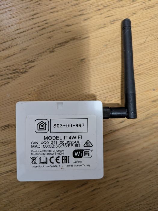 Nice IT4WiFi Telecomanda wireless
