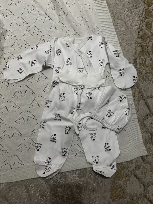 Набор на выписку. Плед вязанный