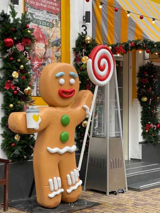 Новогодняя оформления офисов кафе ресторанов