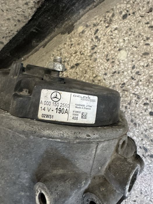 Алтернатор с водно охлаждане за мерцедес