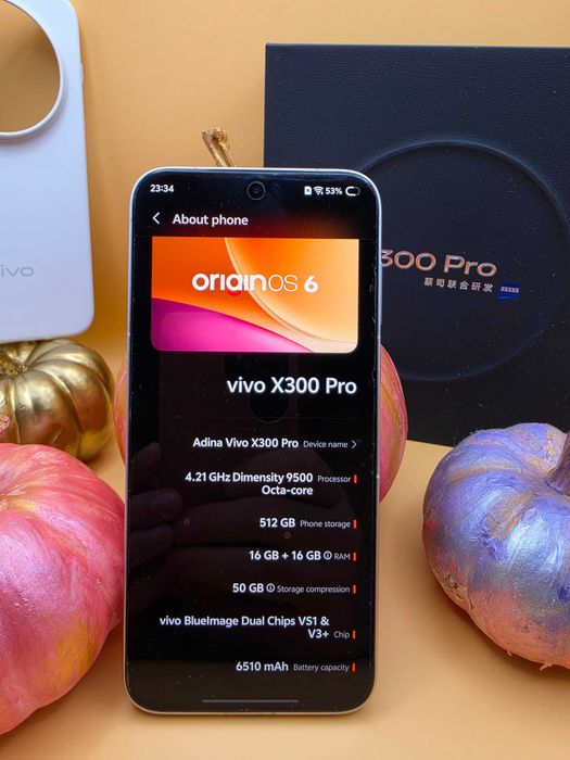 Vivo X300 Pro 16GB 512 GB cu kit de fotografie