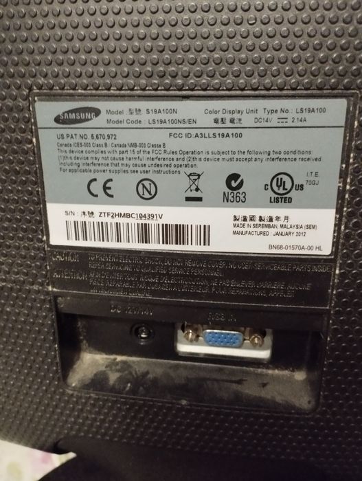 Samsung syncmaster sa 100 и benq g900hda