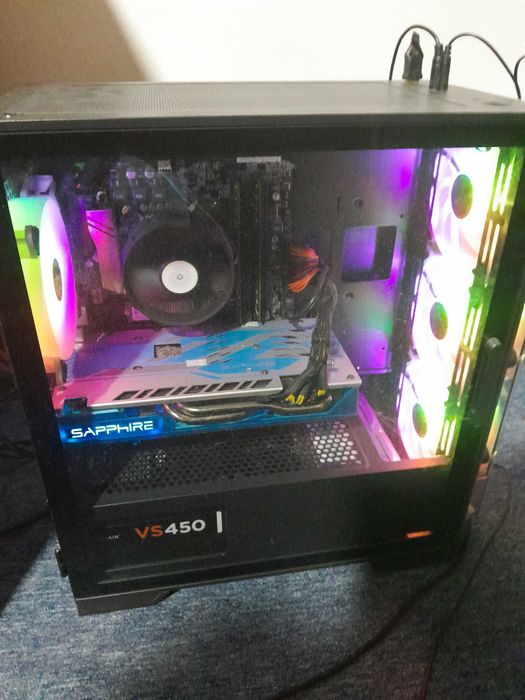Pc i7 -7700 CPU Radeon RX 580 Series 16 GB SSD 256GB 2X HDD 466 GB