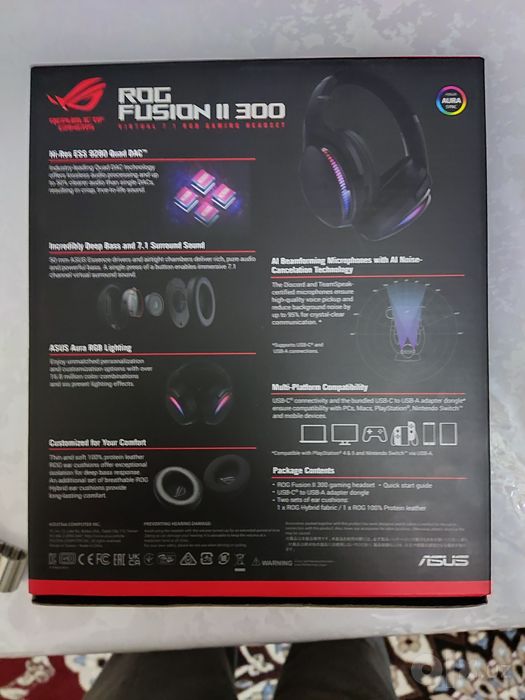 Наушники ROG FUSION II 300