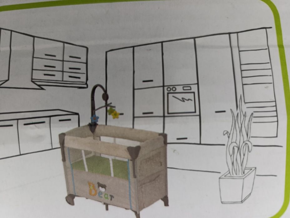 Детская кровать-манеж