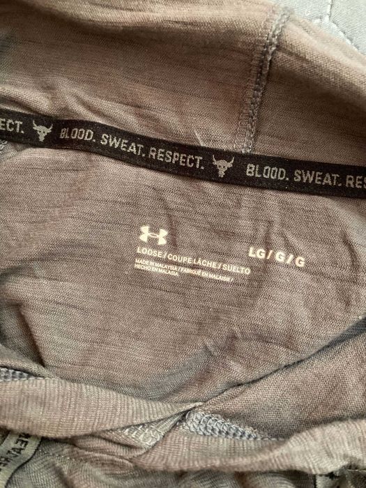 PROJECT ROCK - Тениска с къс ръкав и качулка (суитчър) L -Under Armour