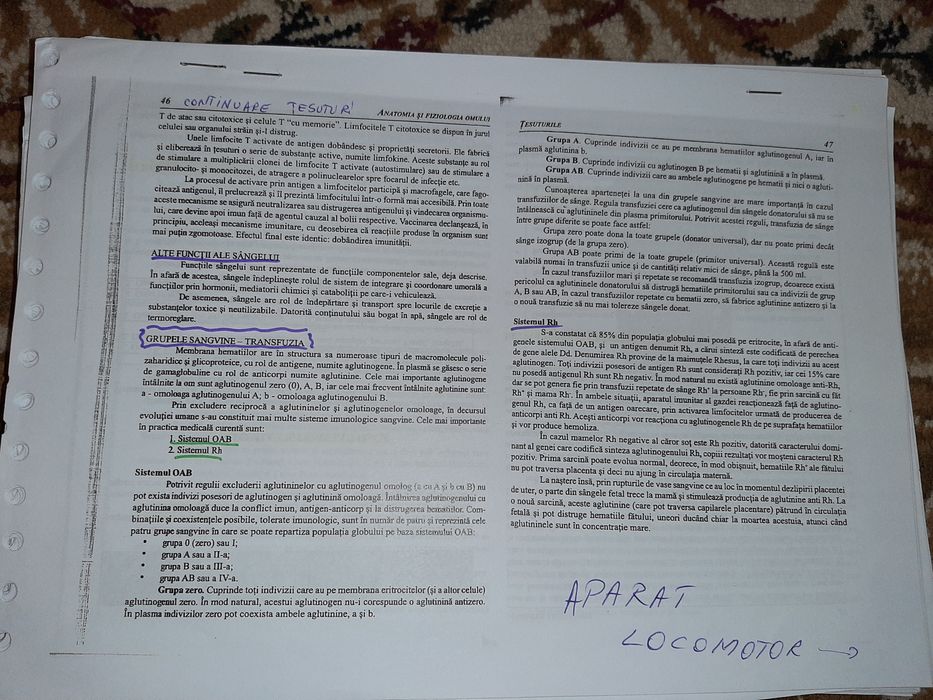 Compendiu Anatomia si Fiziologia corpului uman