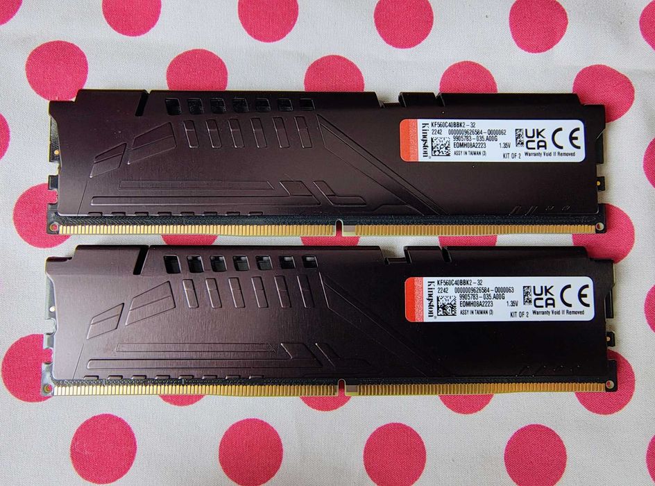 Kit Memorie Ram Fury Beast 32GB DDR5 (2 X 16 GB) 6000 Mhz.