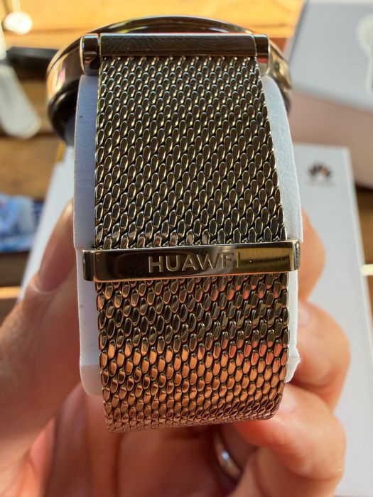 huawei watch gt 4 gold milanese