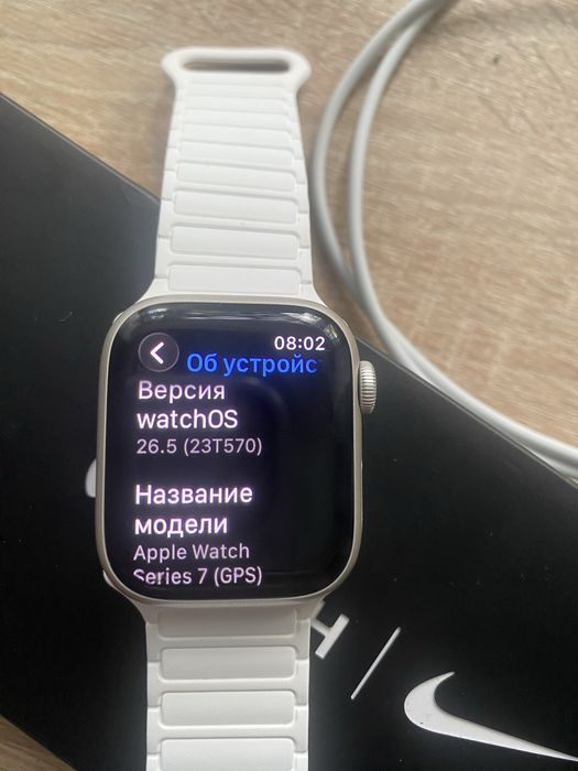 Часы Apple watch 7 серия nike