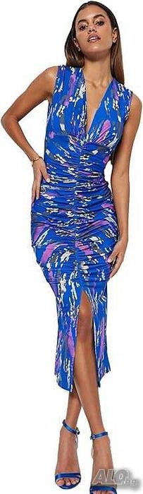 Дамска рокля Trendyol в тъмносиньо размер S