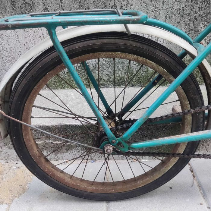 Ретро велосипед ДЕСНА -2 СССР  1979 в движение