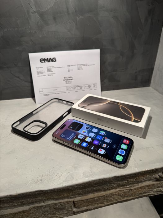 КАТО ЧИСТО НОВ Iphone 16 Pro Max 512 GB + Гаранция