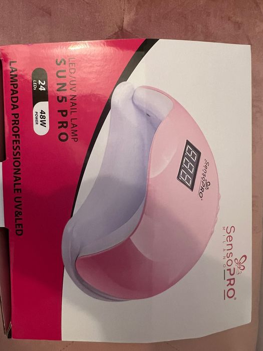 Lampă uv led 48w sun 5 pro senso pro Milano pink
