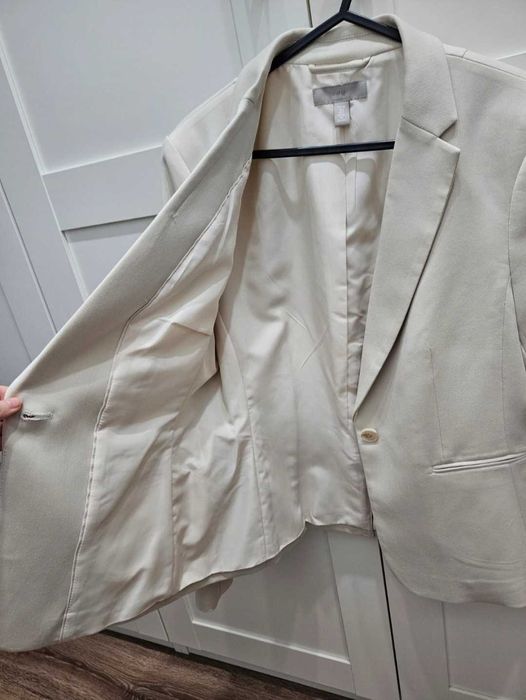 Sacou crem, nou fara eticheta, H&M