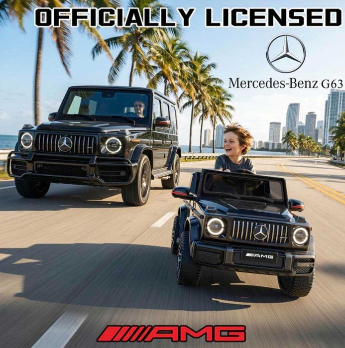 Акумулаторен джип Mercedes G 63 AMG 4X4 Premium 12V/9Ah,120W