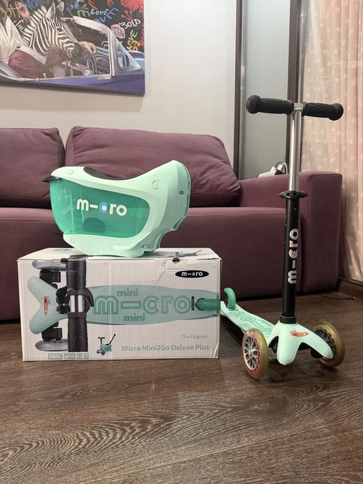Самокат Micro Mini2go Deluxe Plus Mint