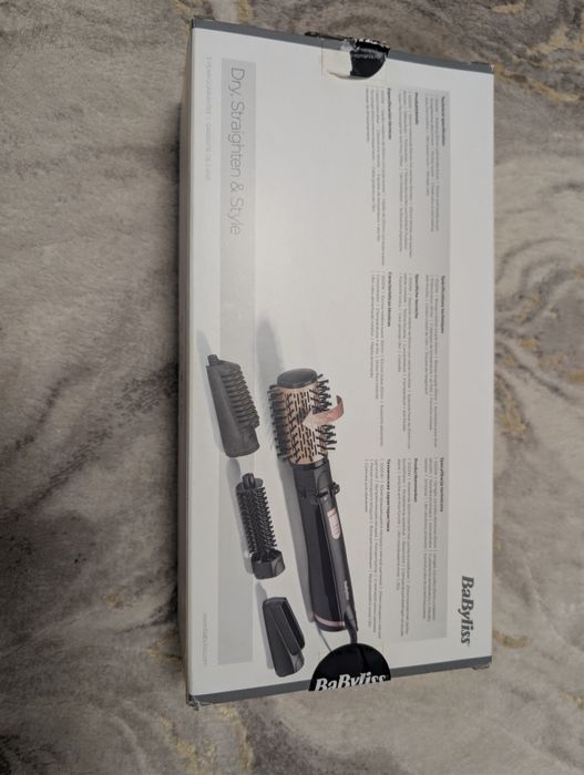BaByliss perie rotativă 1000W, 4 accesorii, ionică