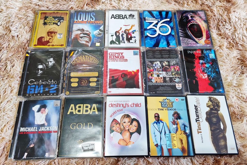 Dvd диски/концерты, клипы