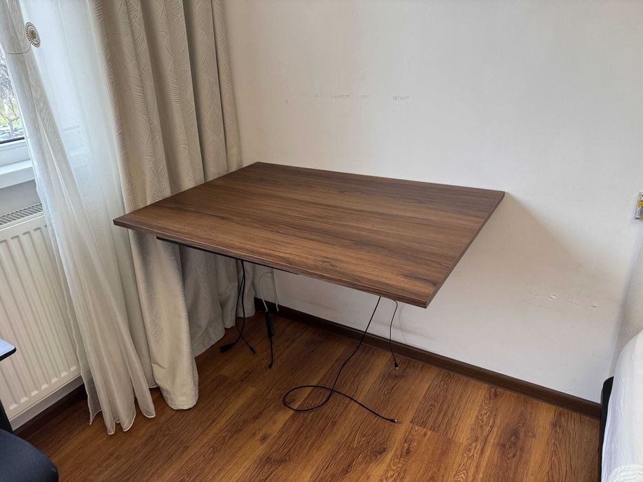 Blat de masa, blat birou, Nuc Warmia H1307 ST19, 100 x 70 cm, ca NOU