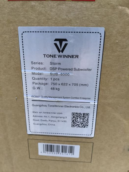 Сабвуфер Tone Winner SW-D6000