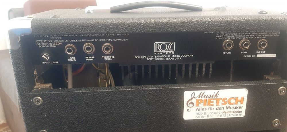 Combo  chitară / bass  Ross