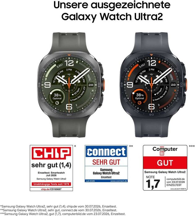 Samsung Galaxy Watch Ultra 2 L715 (2026) 47mm LTE - Titanium Grey, Titanium Silver Нов! 2г Гаранция!