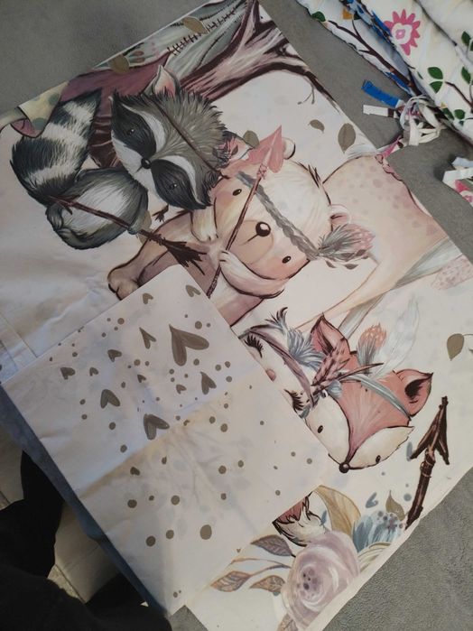 Set apărătoare pătuț+ pilotă și husa saltea