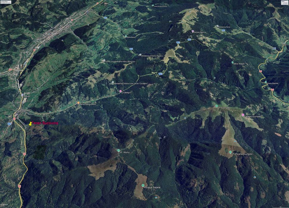 Teren la munte in Bucovina - intravilan
