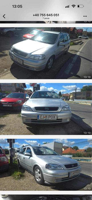 Vând opel astra