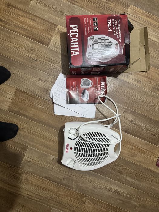 Тепловентилятор электрический спиральный