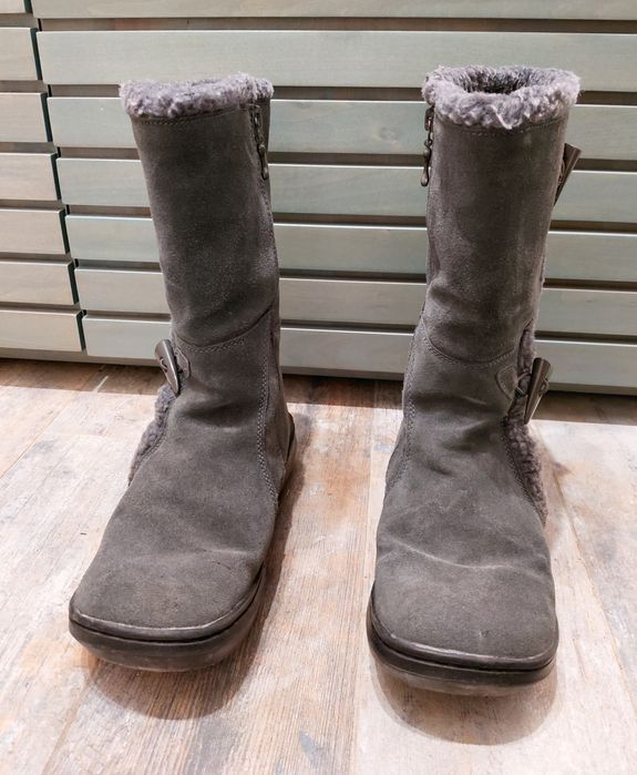 Rocket Dog - Дамски ботуши Slope, С цип, Велур, Сиви, номер 39